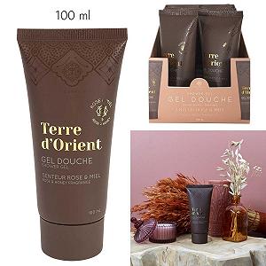 Гель для душу COSMETIC CLUB Terre d'Orient SC0610 з ароматом троянди та меду зволожуючий та пом'якшувальний 100 мл synthetic.ua - Фото 1
