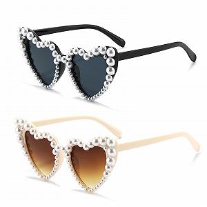 Сонцезахисні окуляри Серце NCOALE, 2 шт - Фото 1