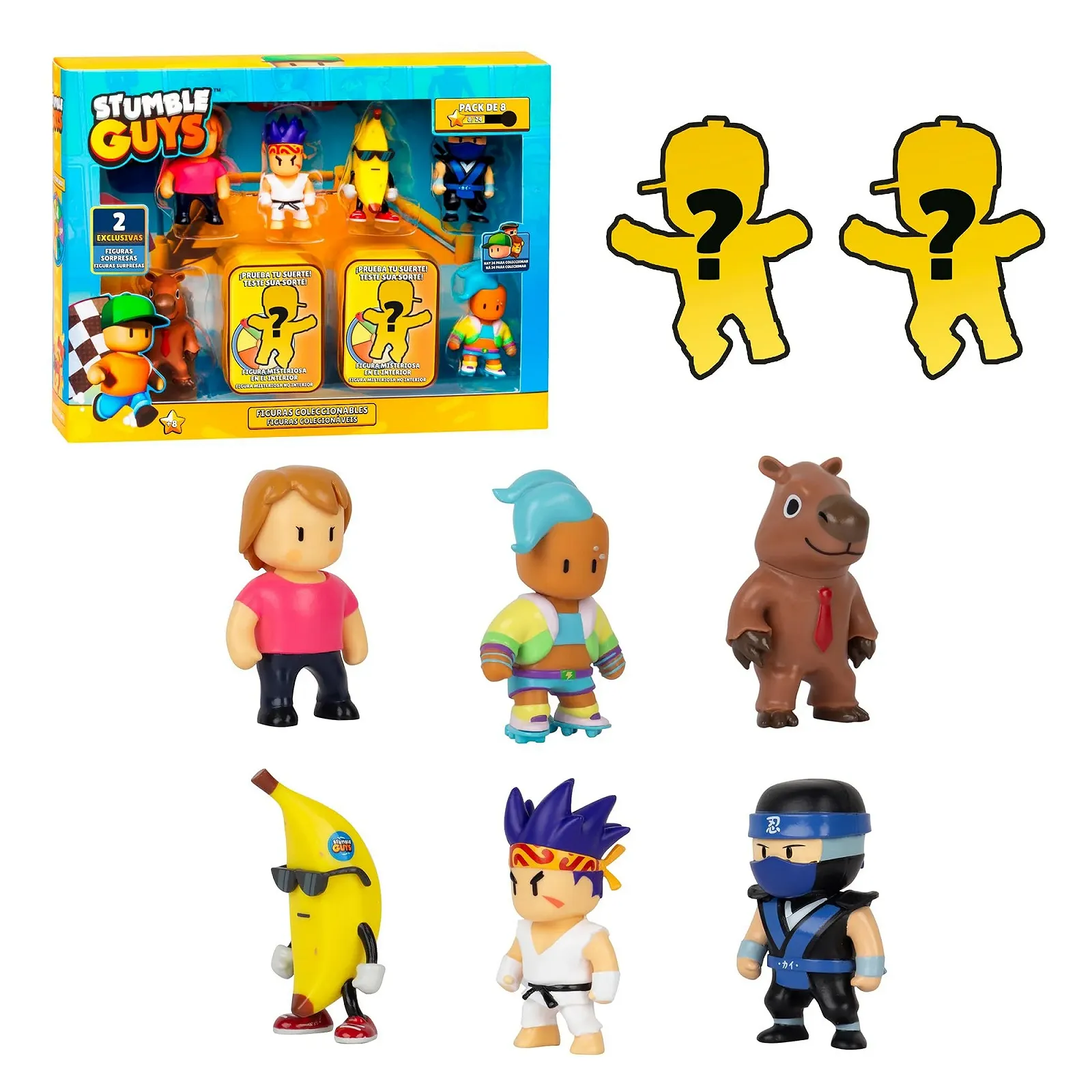 Набор фигурок Bizak Stumble Guys 8 шт 6 см (64112072), фото №1 Набор фигурок Bizak Stumble Guys 8 шт 6 см (64112072), фото №1