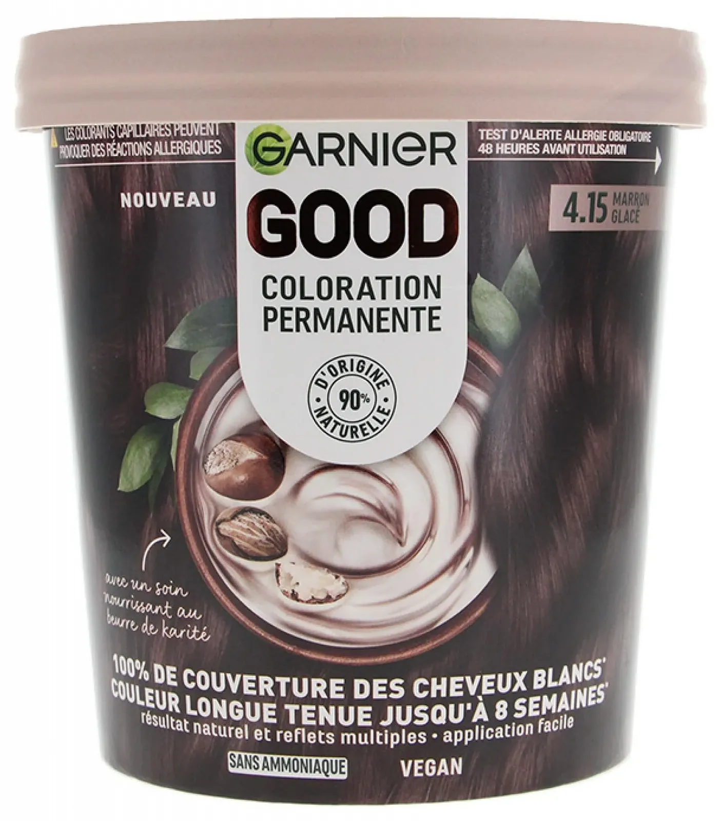 Стійка Фарба для Волосся Garnier Good Ice Brown 4.15, фото №1