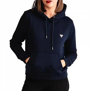 Женский Свитшот GUESS Темно-синий - Фото 1