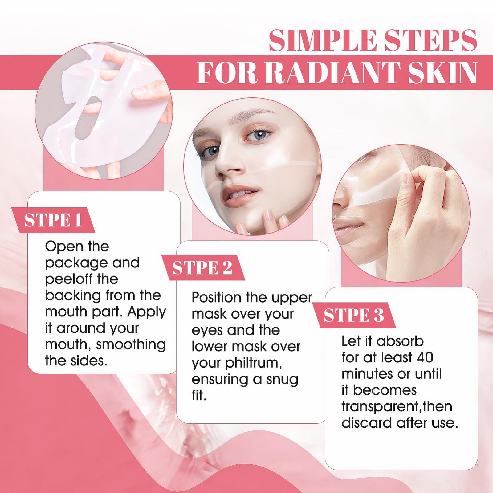 Маска для обличчя WEILAOK Organic Collagen Real Deep, органічна, 4 шт, фото №5 Маска для обличчя WEILAOK Organic Collagen Real Deep, органічна, 4 шт, фото №5