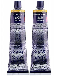 Фарба для волосся Wella Koleston Perfect ME+ Rich Naturals 8/38 Світлий блонд/Золота перлина 60 мл (2 шт.) - Фото 1