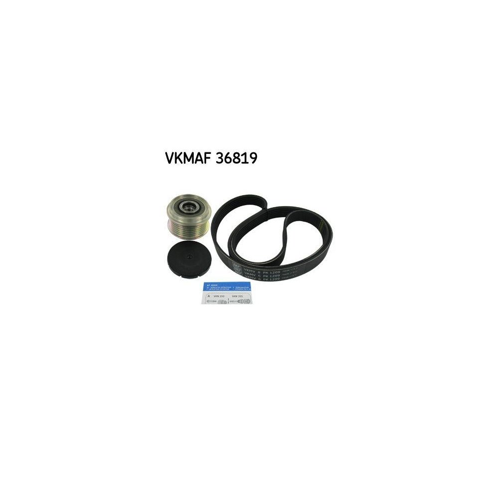 Комплект поліклинового ременя SKF VKMAF 36819 для RENAULT VOLVO, фото №1