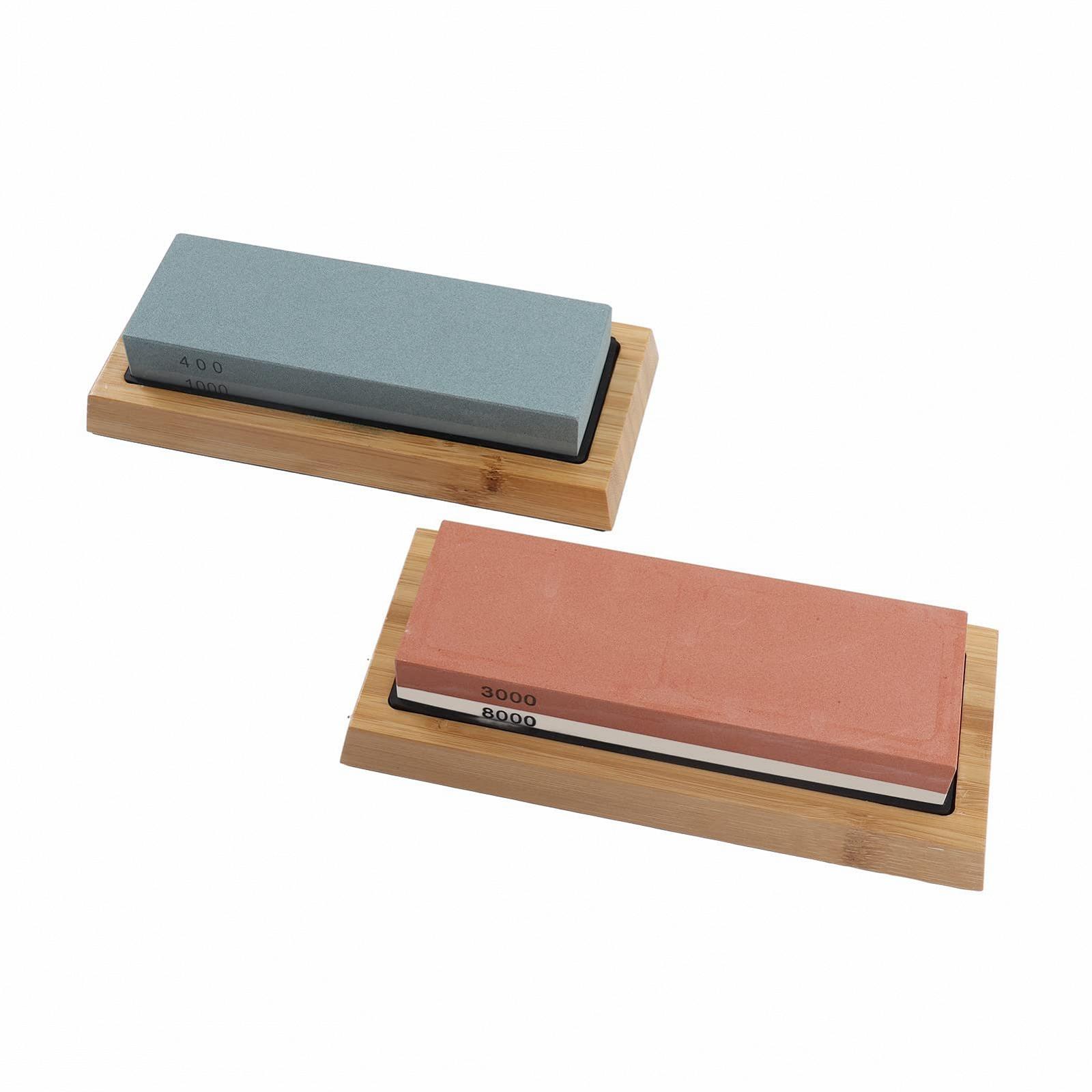 Набір для заточування ножів 1000 6000 грит з каменем та дерев'яною основою, фото №9 Набір для заточування ножів 1000 6000 грит з каменем та дерев'яною основою, фото №9
