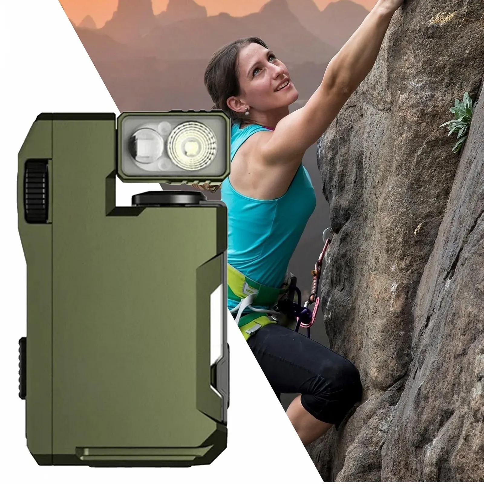 Магнітний ліхтар 400 люмен, портативний для кемпінгу, безпеки, нічних подорожей на природі, риболовлі, фестивалів, автомобіля, дому, фото №8