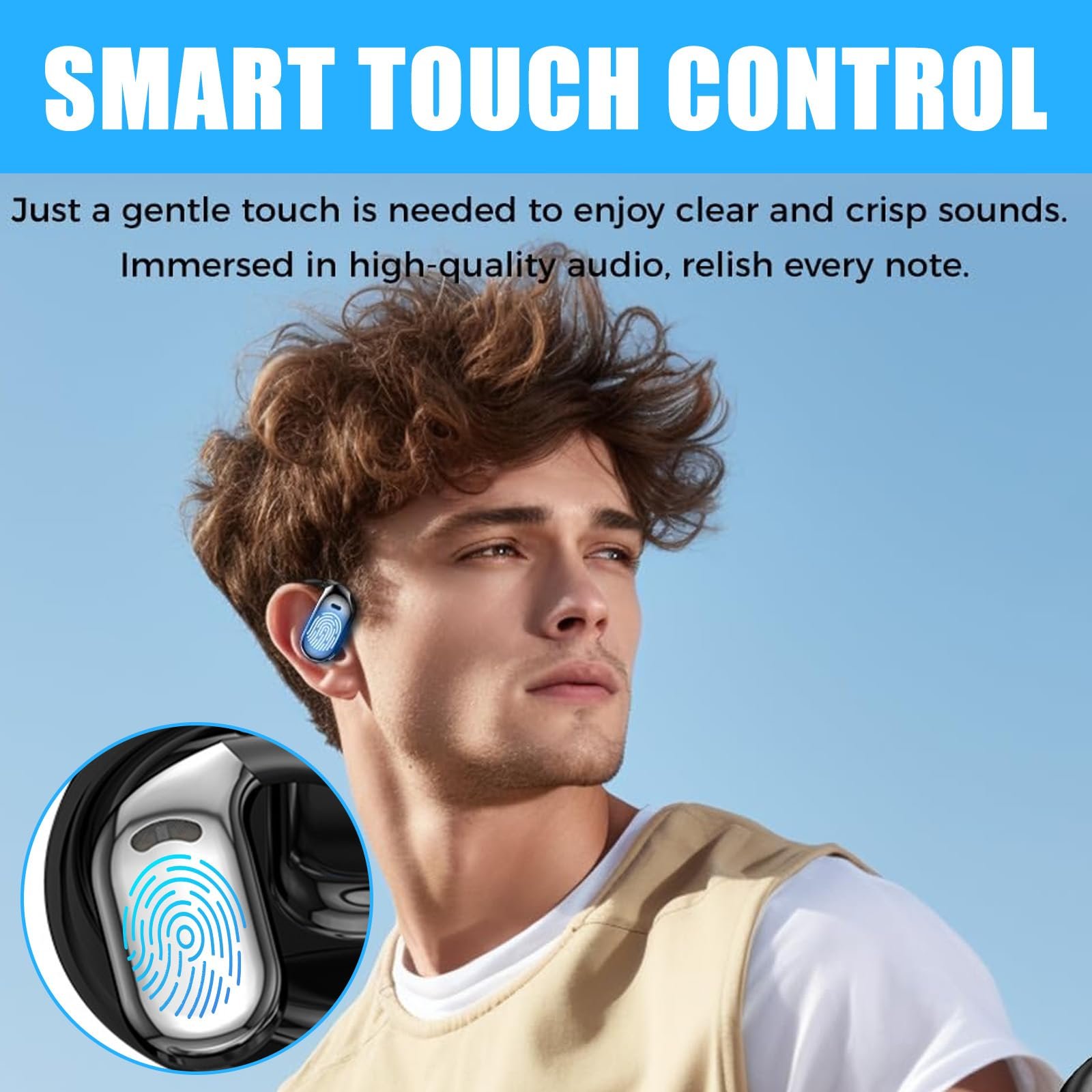 Наушники-переводчики AI с переводом в реальном времени на 144 языка, Bluetooth 5.4, фото №3