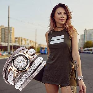 Женские наручные часы Generisch Кварцевые Аналоговые из нержавеющей стали synthetic.ua - Фото 1