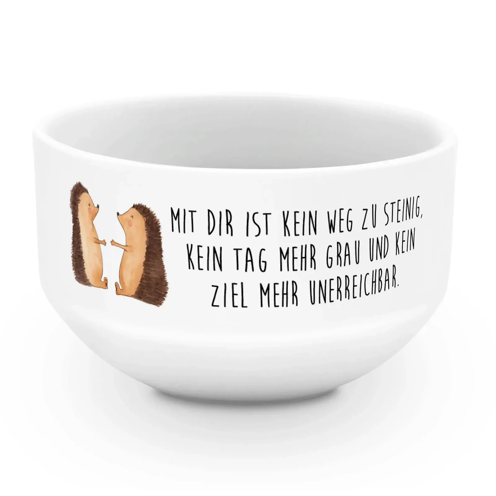 Миска для хлопьев Mr. & Mrs. Panda Ежик Любовь, керамическая, фото №1