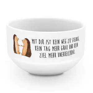 Миска для хлопьев Mr. & Mrs. Panda Ежик Любовь, керамическая - Фото 1