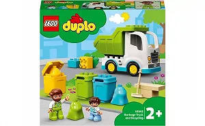 Конструктор LEGO Мусоровоз и мусоропереработка 19 деталей 10945 - Фото 1