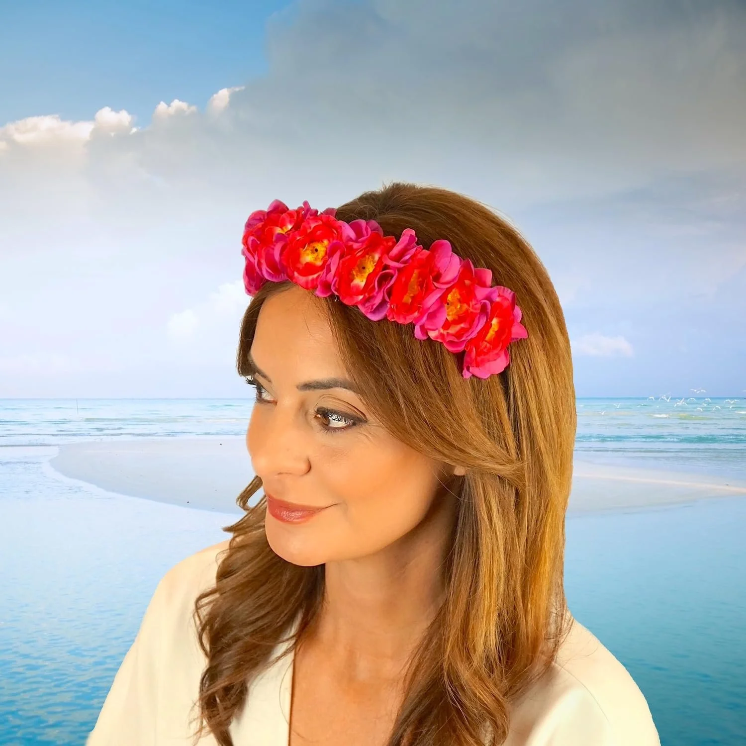 Обруч Квітка Fuchsia з Фіолетовими Квітами, фото №3