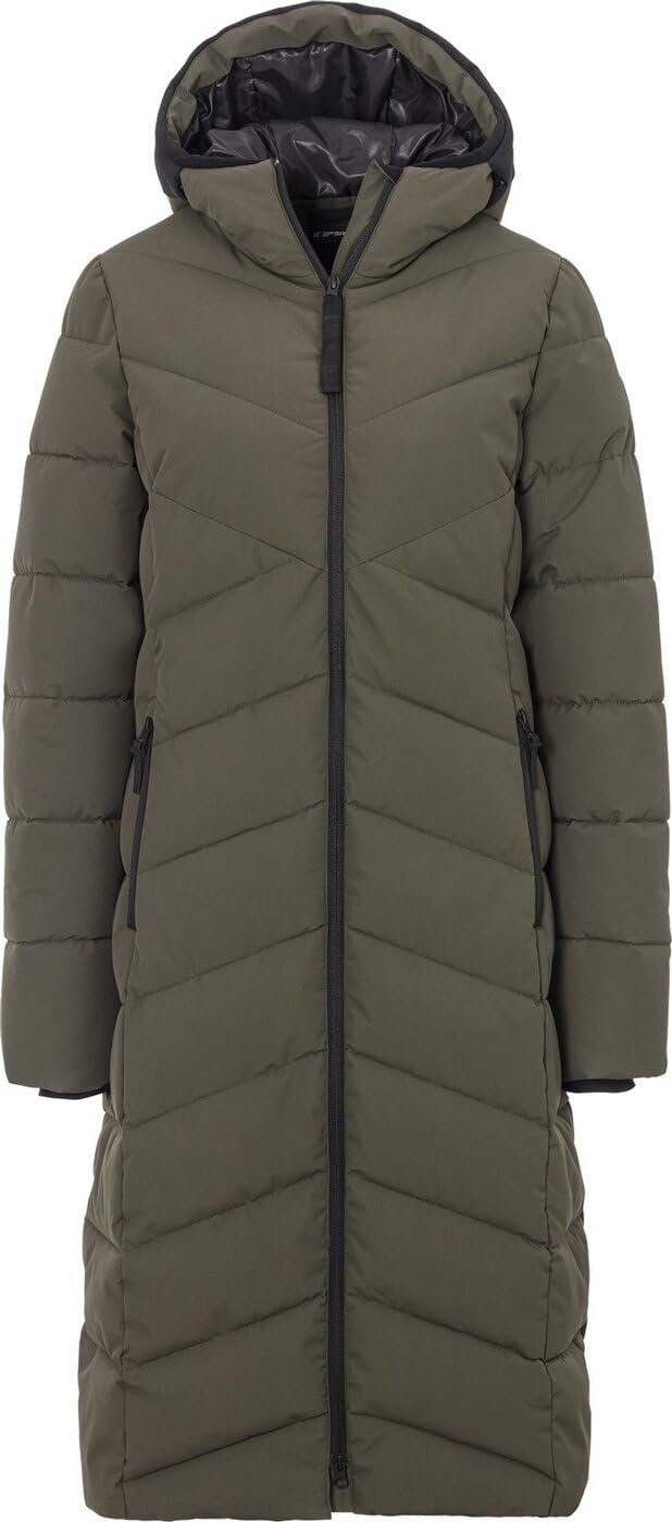 Пальто ICEPEAK Paradise Темно-зелений, фото №1 Пальто ICEPEAK Paradise Темно-зелений, фото №1