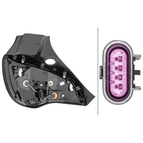 Задний фонарь HELLA 2SD 354 812-021 для OPEL VAUXHALL правый, фото №2