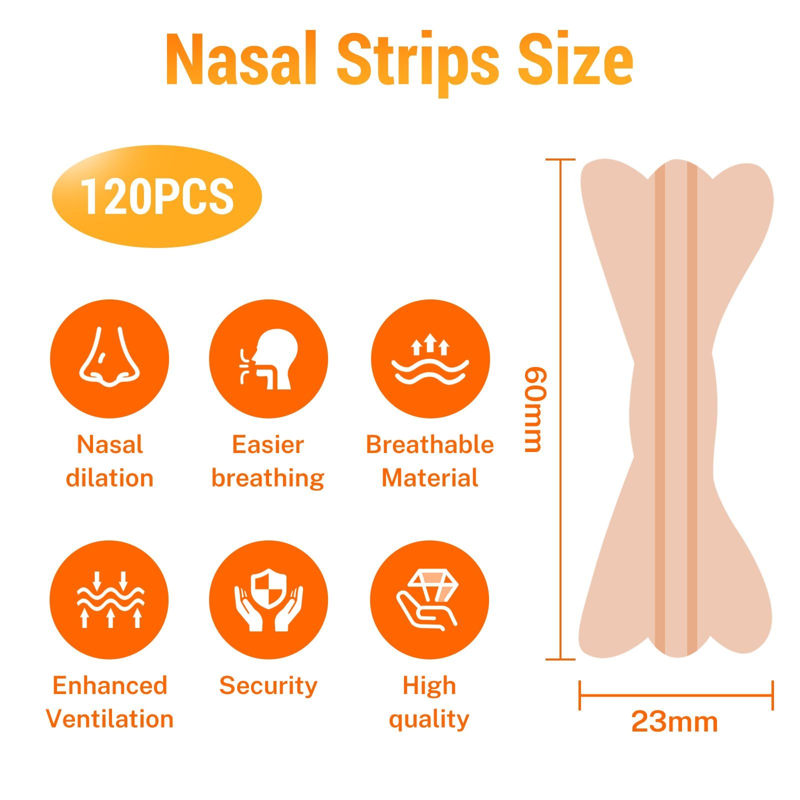 Носові пластирі від хропіння, покращений тип, 120 шт, жовтий, фото №7