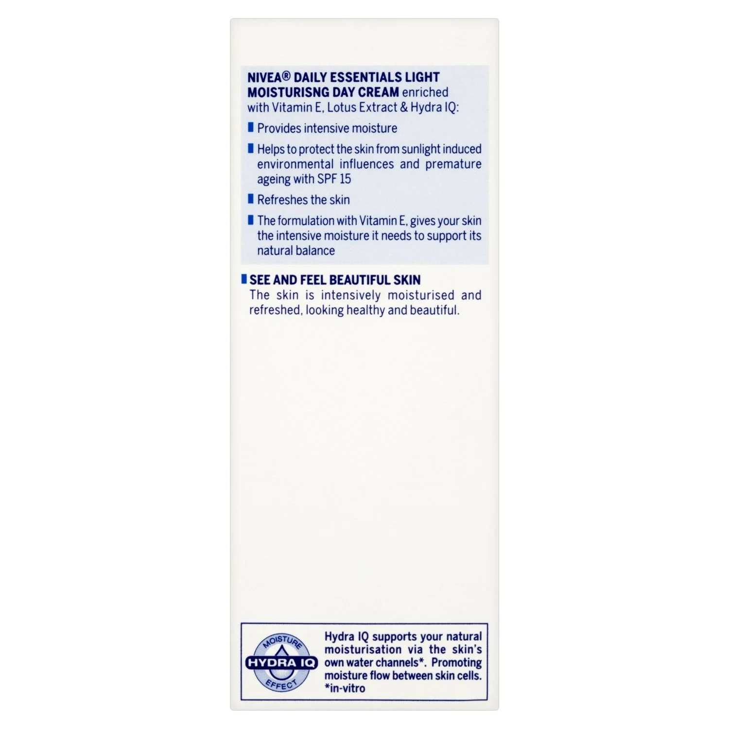 Легкий зволожуючий денний крем Nivea Daily Essentials SPF 15 50 мл, фото №2 Легкий зволожуючий денний крем Nivea Daily Essentials SPF 15 50 мл, фото №2