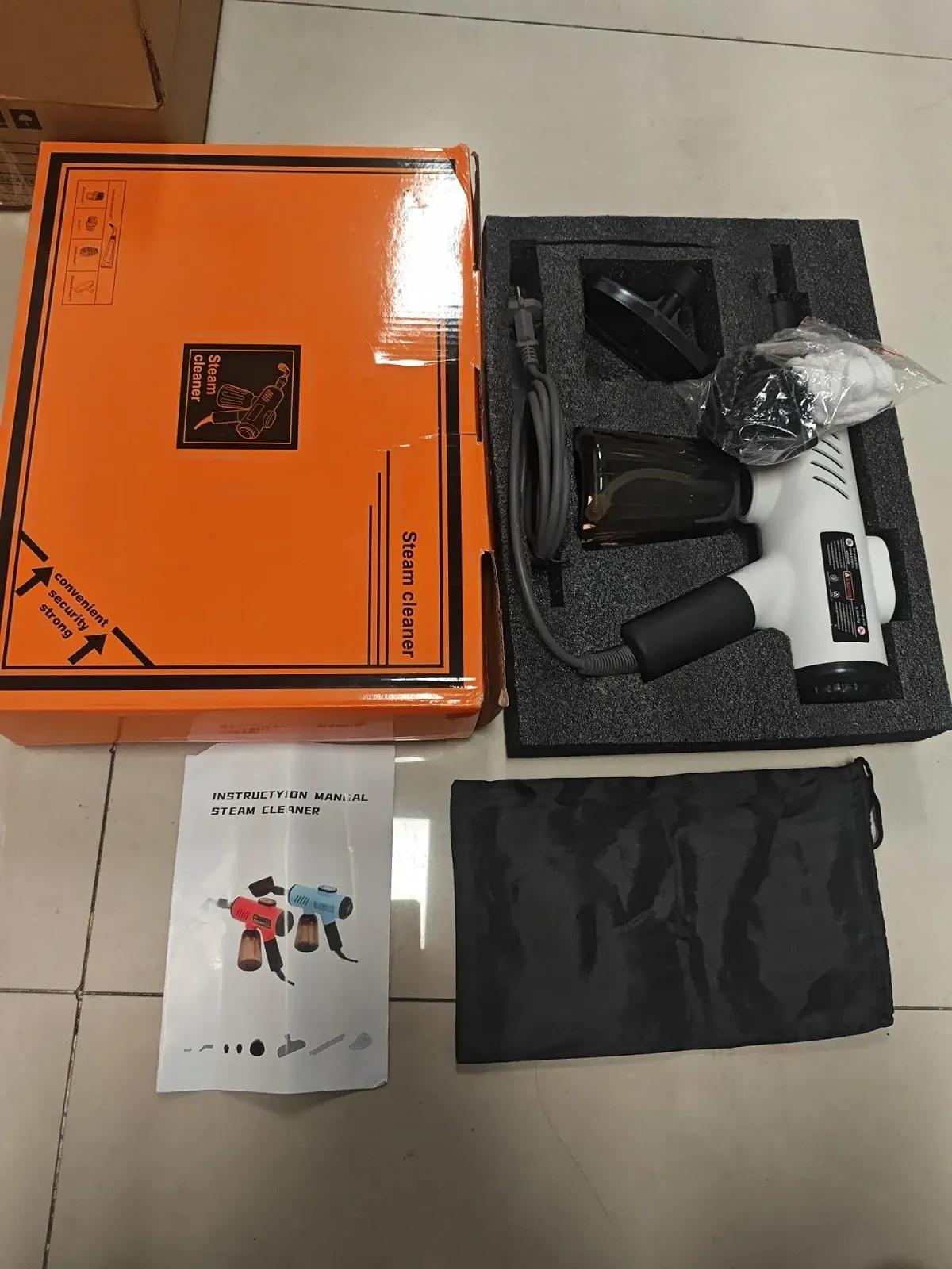 Пароочисник Matybobe 600 мл 3 рівні температури 7 аксесуарів, фото №5