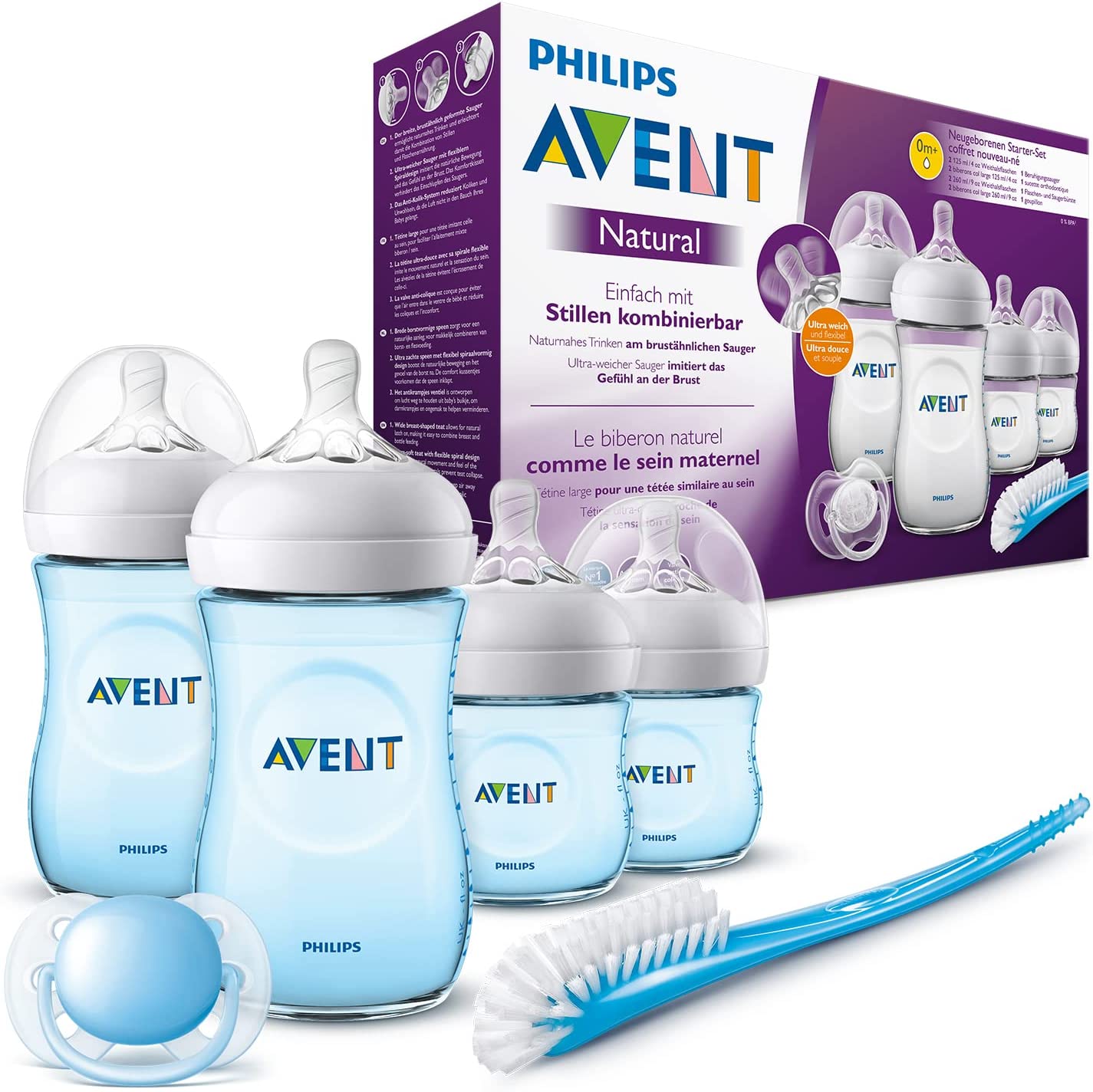 Набор бутылочек для новорожденных Philips Avent Natural Range SCD301/04, фото №1