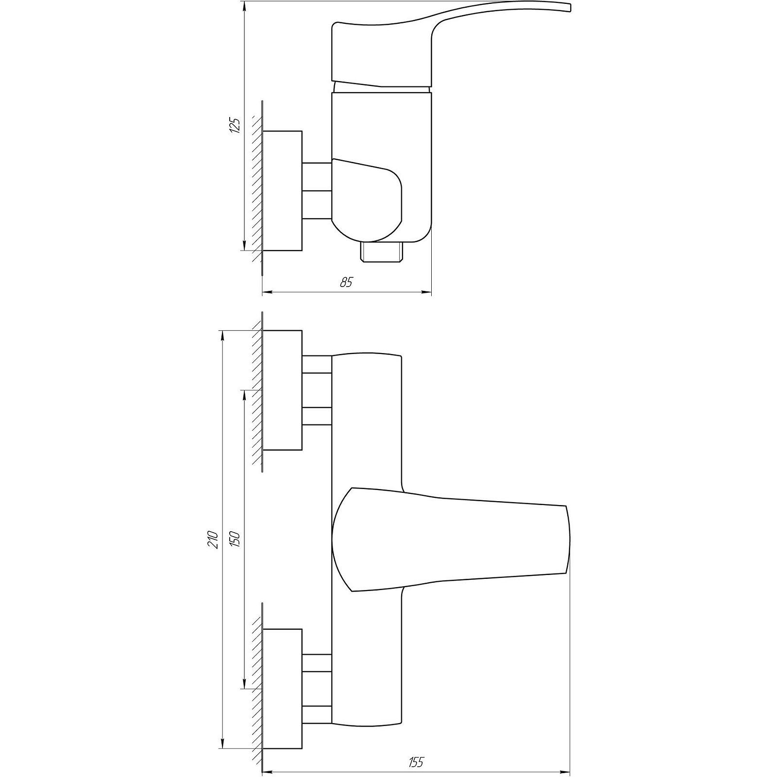 Змішувач для душу Globus Lux QUEENSLAND GLQU-105, фото №5