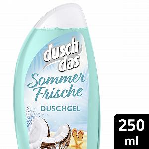 Гель для душа Duschdas Sommer Frische Limited Edition аромат кокосовой воды 6 x 250 мл 1500 мл synthetic.ua - Фото 1