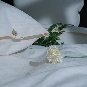 Постільна білизна nordqueen Arsıda Arsıda 3 135 x 200 см, 100% бавовна, ґудзики з кокосової шкаралупи synthetic.ua - Фото 1