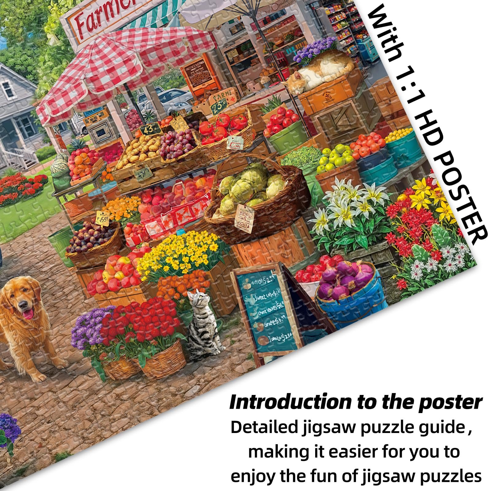 Пазл Sutinban Farmers Market 1000 деталей 70 x 50 см, фото №6 Пазл Sutinban Farmers Market 1000 деталей 70 x 50 см, фото №6