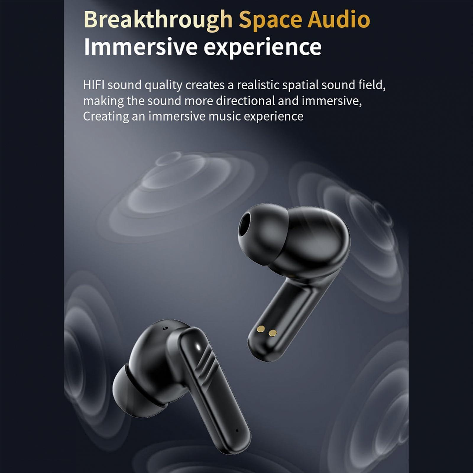 Бездротові навушники з музикою, ігровою гарнітурою з AI-перекладом з ANC/ENC, фото №4