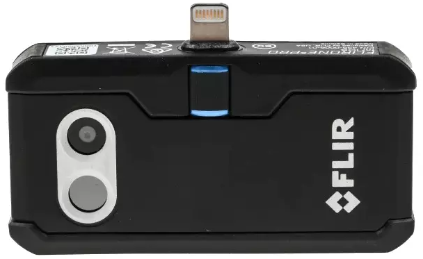 Тепловизионная камера FLIR ONE Pro LT / 80 x 60 / 100mk / 8.7Hz / Черный, фото №1