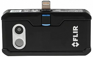 Тепловізійна камера FLIR ONE Pro LT / 80 x 60 / 100mk / 8.7Hz / Чорний - Фото 1