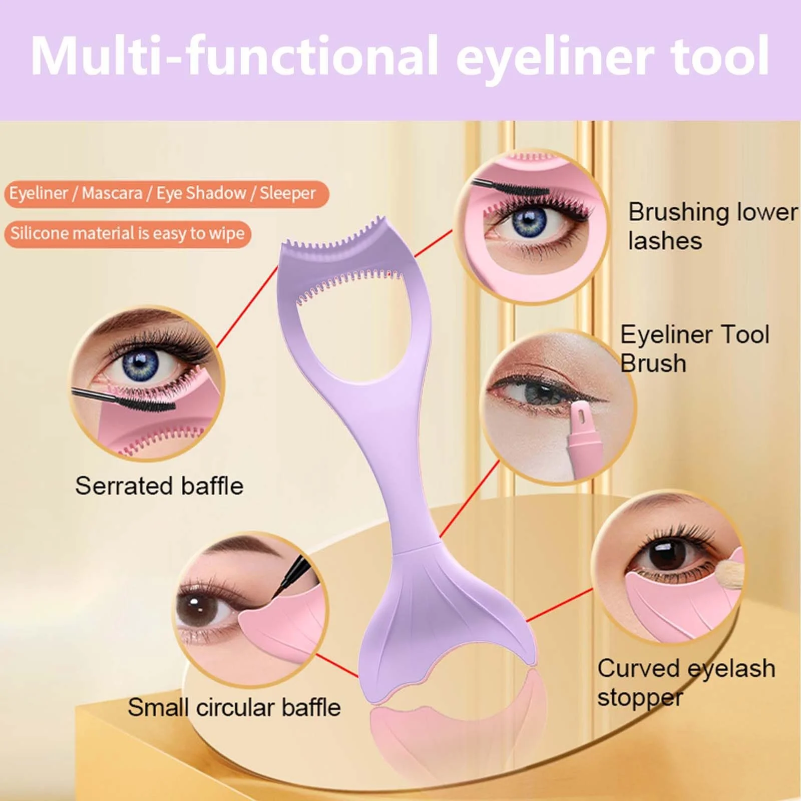 Шаблон для вій SVOCK Y трафарет, фото №2