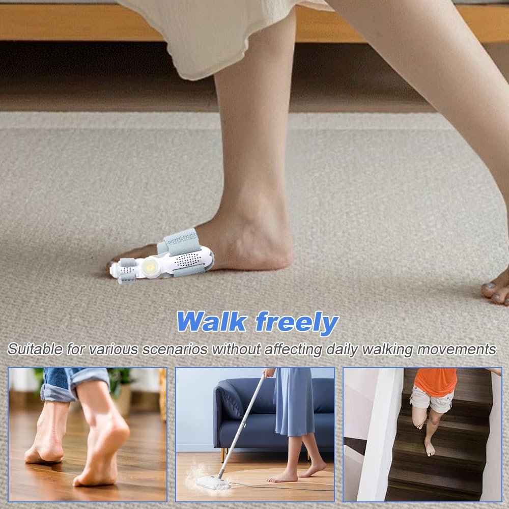 Шина для корекції великого пальця стопи Hallux Valgus з силіконовим роздільником для великого пальця, бандаж Hallux Valgus для чоловіків та жінок, фото №5