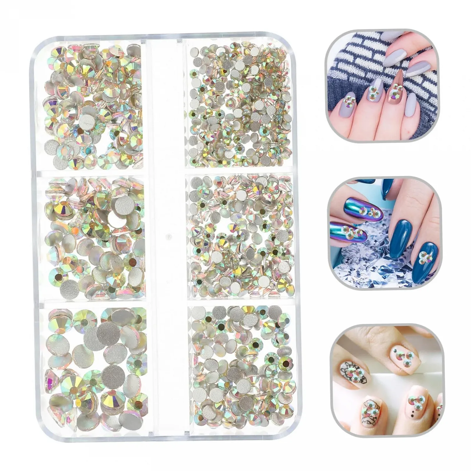 Украшения для ногтей FRCOLOR Diy Flatback Стразы для украшений маникюра, украшения со стразами для рукоделия, фото №8