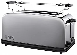 Купити Тостер Russell Hobbs Adventure 2 слоти, довгий слот, вкл. насадку для булочок, 6 регульованих рівнів підсмажування + функція розморожування, 1600 Вт, 23610-56 - Фото 1 Тостер Russell Hobbs Adventure 2 слоти, довгий слот, вкл. насадку для булочок, 6 регульованих рівнів підсмажування + функція розморожування, 1600 Вт, 23610-56 - Фото 1