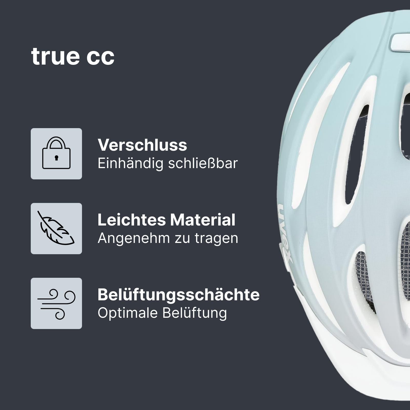 Шлем Uvex True cc, для женщин, регулируемый, фото №3