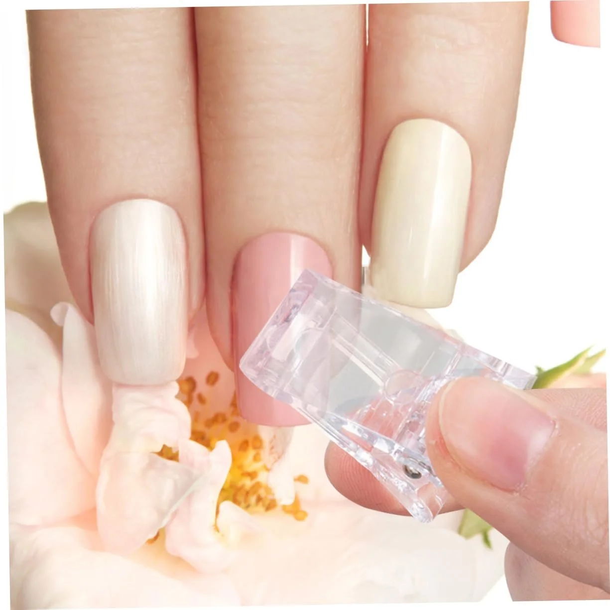 Фиксирующие клипсы для ногтей PACKOVE 12 шт Прозрачные, фото №6