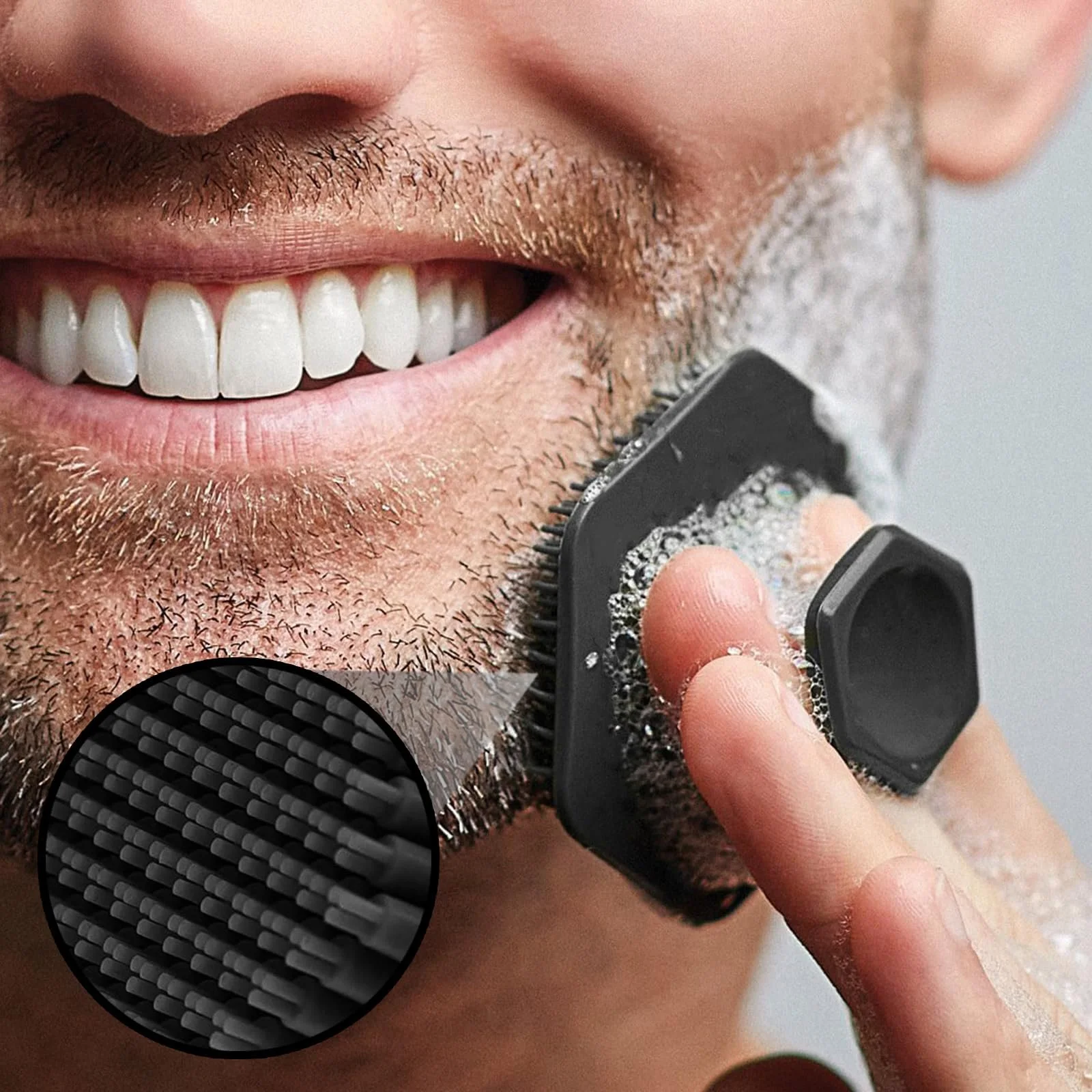 Дермаролер WhaleO Набір для росту бороди 0.5 мм, 1 мм, 1.5 мм, 2 мм з 540 титановими мікроголками, фото №7