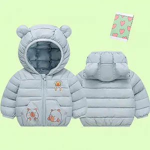 Детская зимняя пуховая куртка MNSWR с мультяшным капюшоном для мальчиков, теплая утепленная верхняя одежда для холодной погоды synthetic.ua - Фото 1