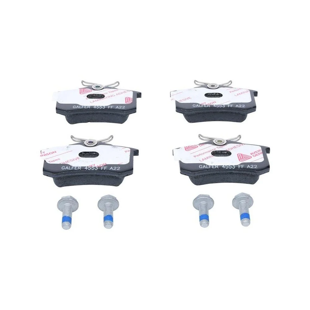 Комплект гальмівних колодок, дискове гальмо ATE 13.0460-2787.2 для SEAT SKODA VAG, фото №1