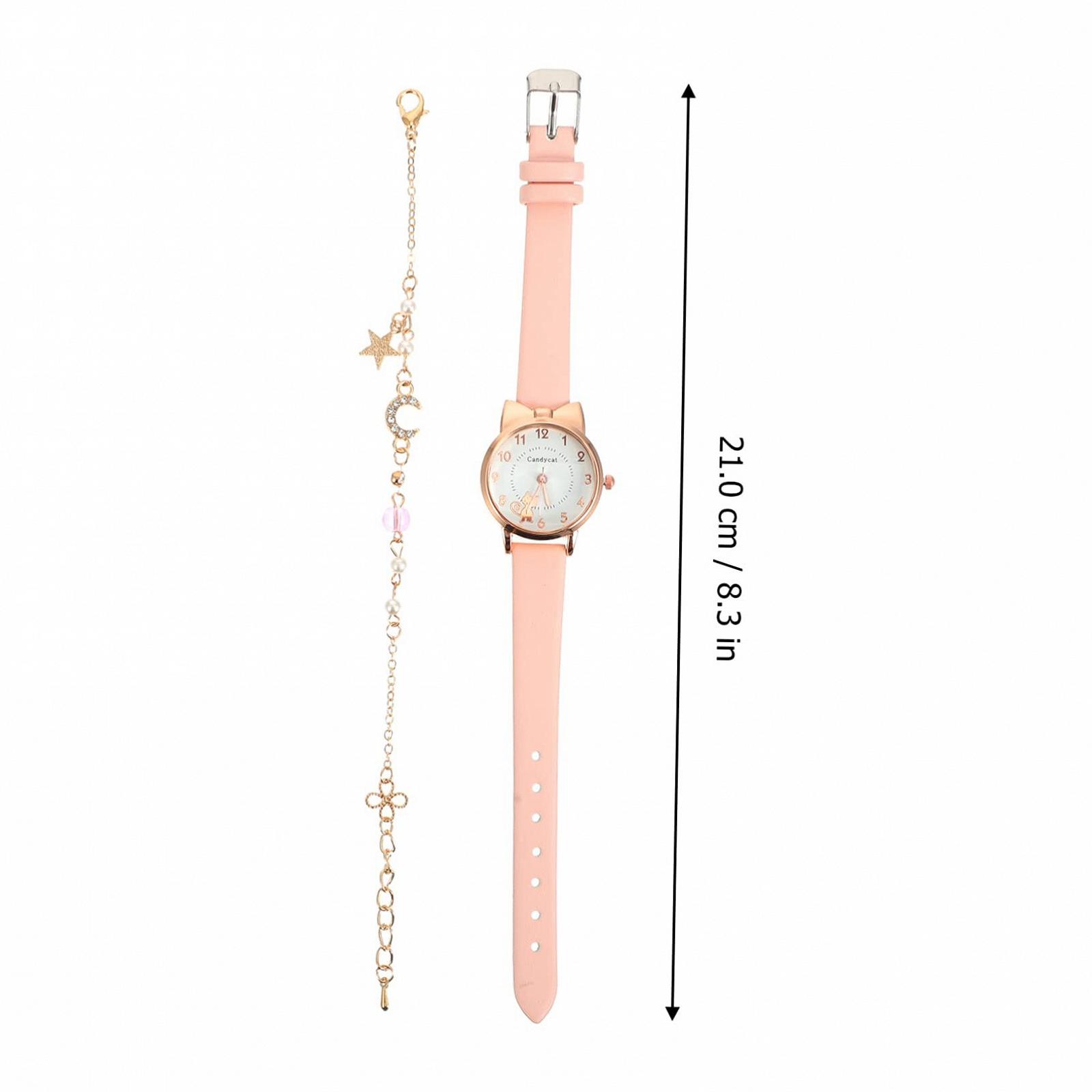 Часы-браслет LIFKOME Cute Cat Moon для женщин, розовое стекло, фото №2 Часы-браслет LIFKOME Cute Cat Moon для женщин, розовое стекло, фото №2