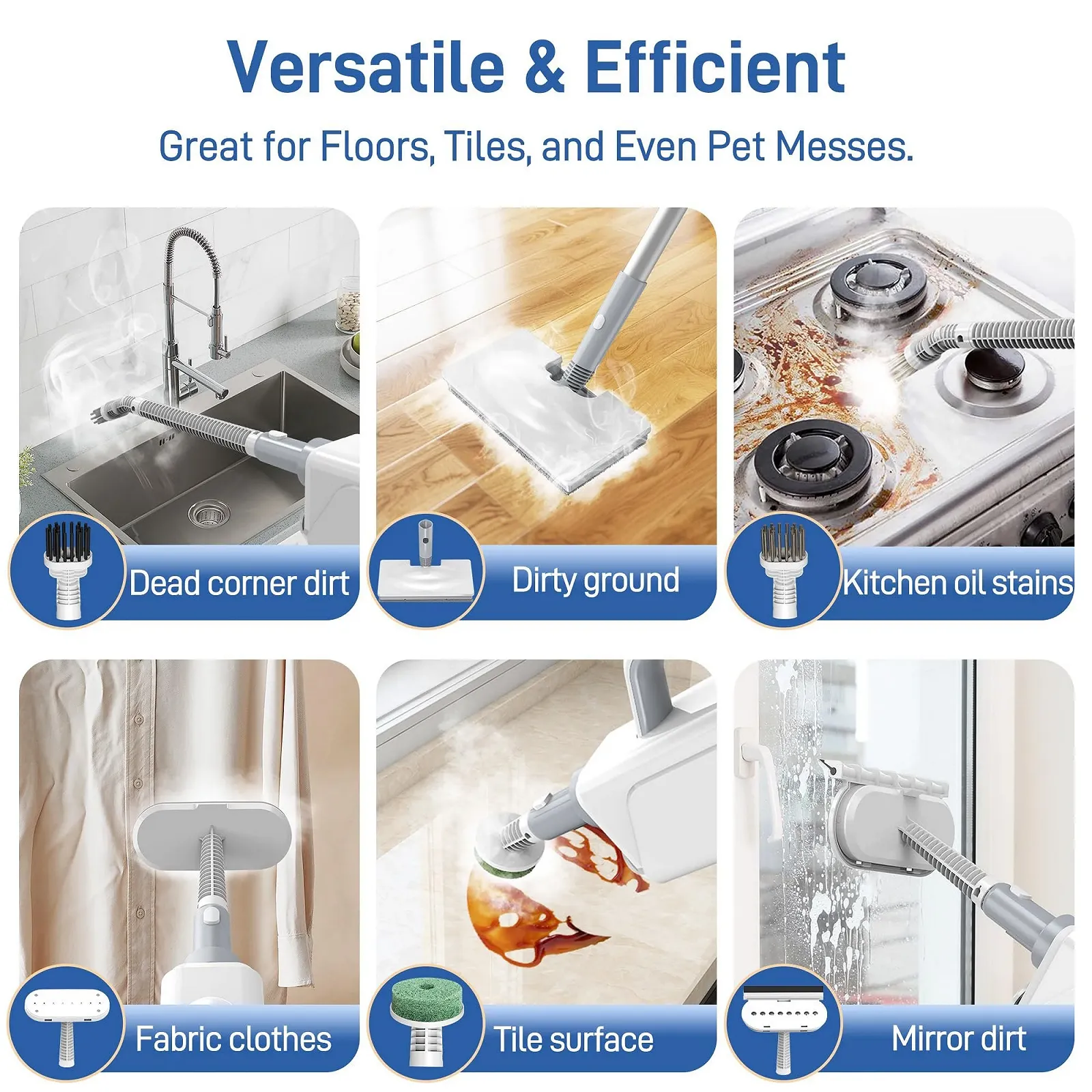 Пароочисник багатофункціональний FV07 250ml 15 секунд нагрівання, фото №6