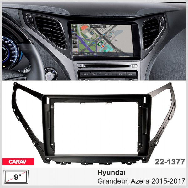 Перехідна рамка Hyundai Grandeur Azera Carav 22-1377, фото №5