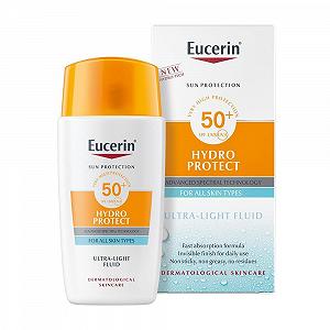 Сонцезахисний флюїд Eucerin Sun Hydro Protect Ultralight ультралегкий SPF 50+ - Фото 1