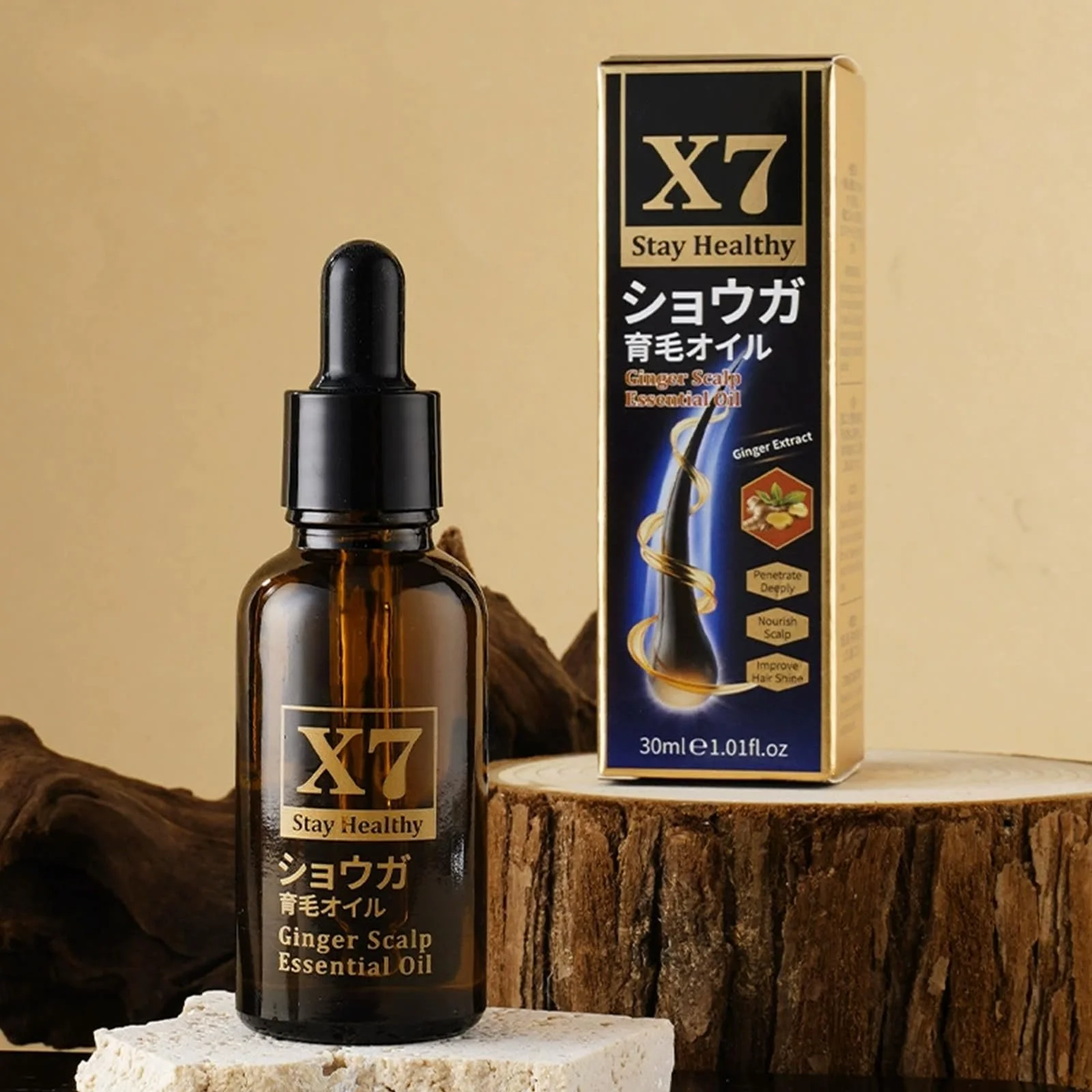 Есенція для шкіри голови з імбиром Old Ginger, 2 шт, фото №6