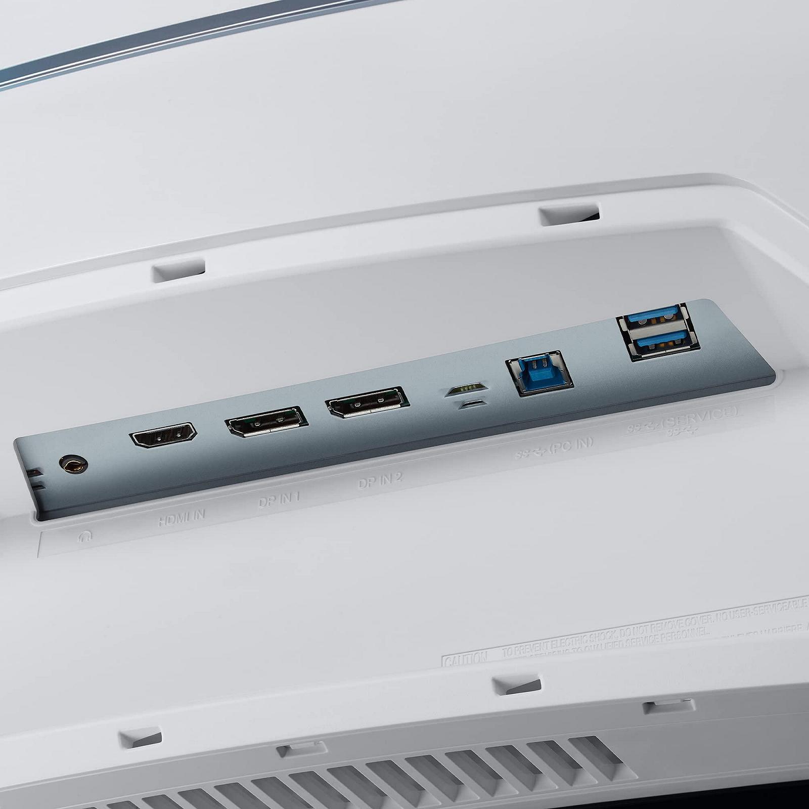 Монітор Samsung Odyssey G9 C49G94TSSP 49 дюймів VA Панель QLED Роздільна здатність DQHD AMD FreeSync Premium Pro G-Sync Сумісність Час відгуку 1 мс Кривизна 1000R Частота оновлення 240 Гц, фото №4
