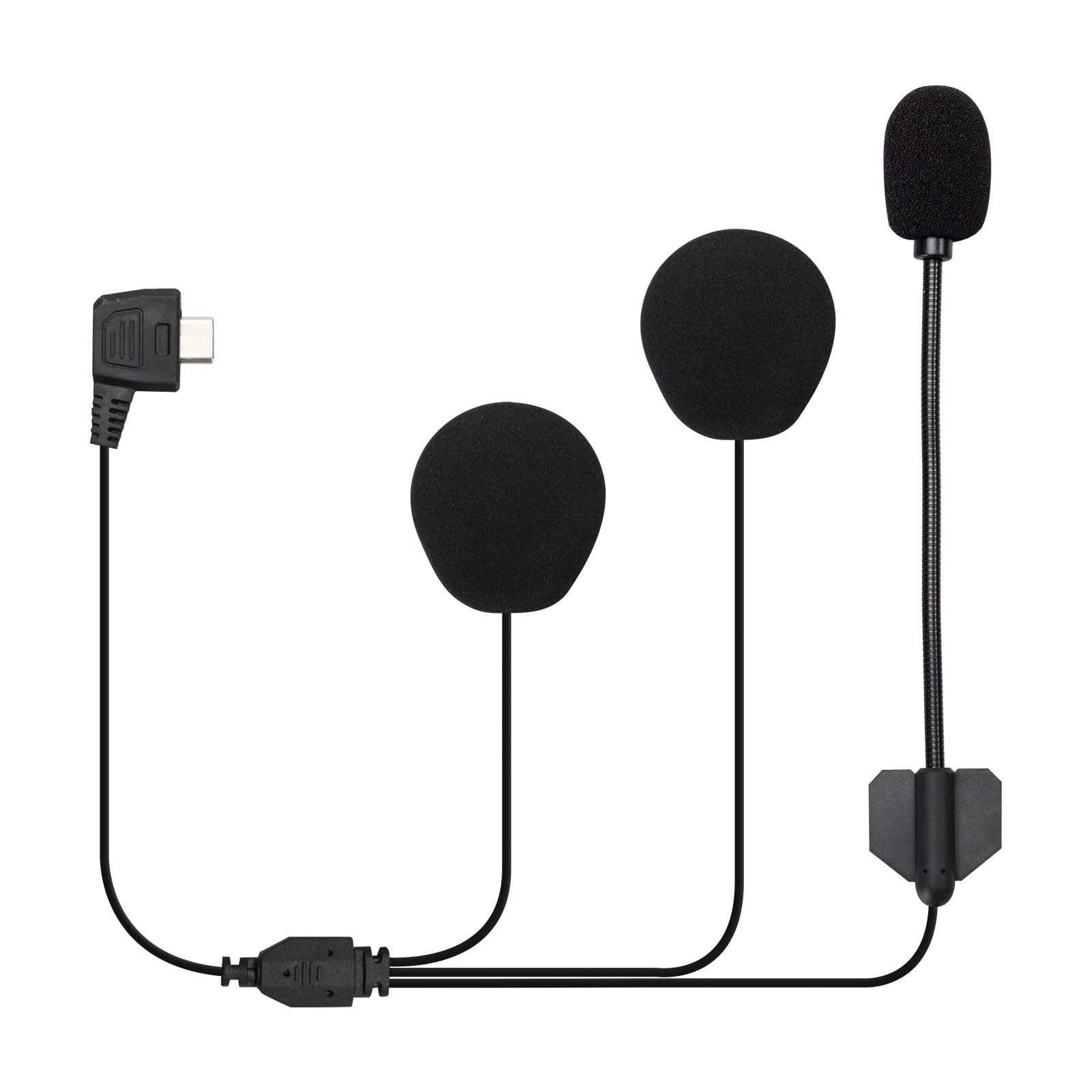 Гарнитура Moman H2 с динамиком и микрофоном Интерком для мотоциклистов, фото №1