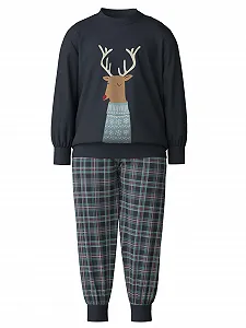 Дитяча піжама CALIDA Family & Friends з манжетами, виготовлена зі 100% органічної бавовни - Фото 1