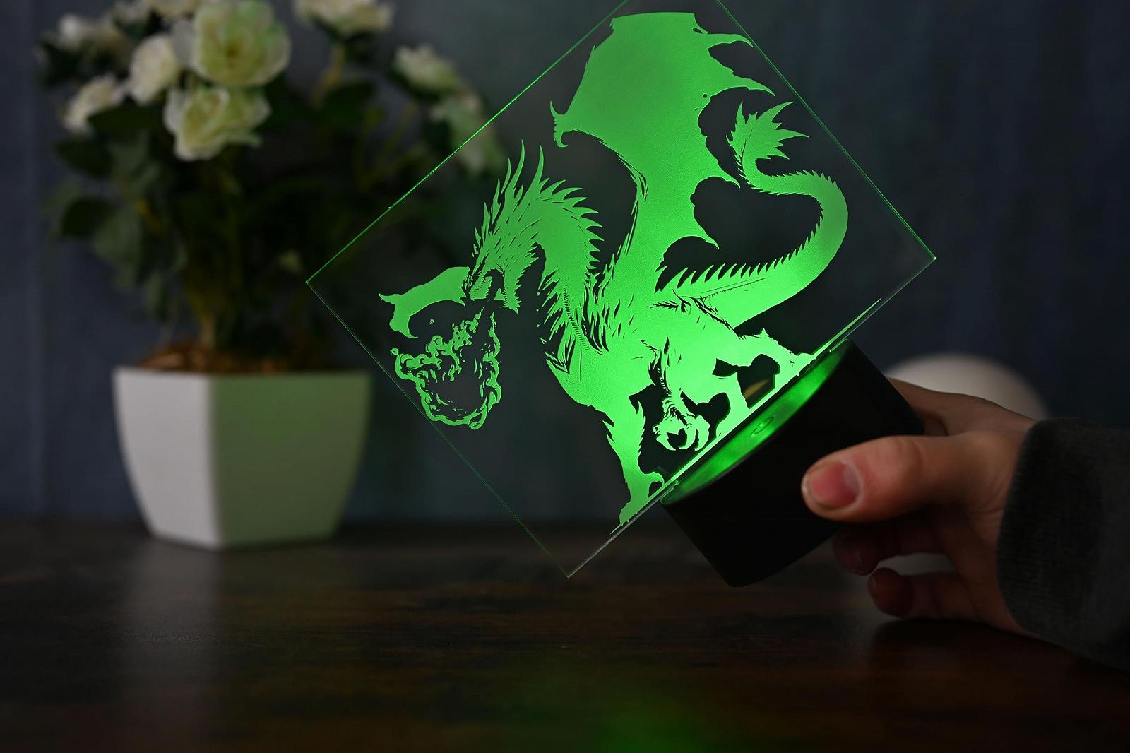 Настольная лампа Magic Dragon LED Art Deco Черная, фото №5