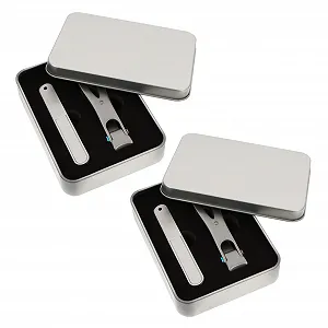 Купить Набор для маникюра Healvian 2 шт. Кусачки для ногтей Пилка для ногтей с коробкой для хранения для путешествий и дома - Фото 1 Набор для маникюра Healvian 2 шт. Кусачки для ногтей Пилка для ногтей с коробкой для хранения для путешествий и дома - Фото 1