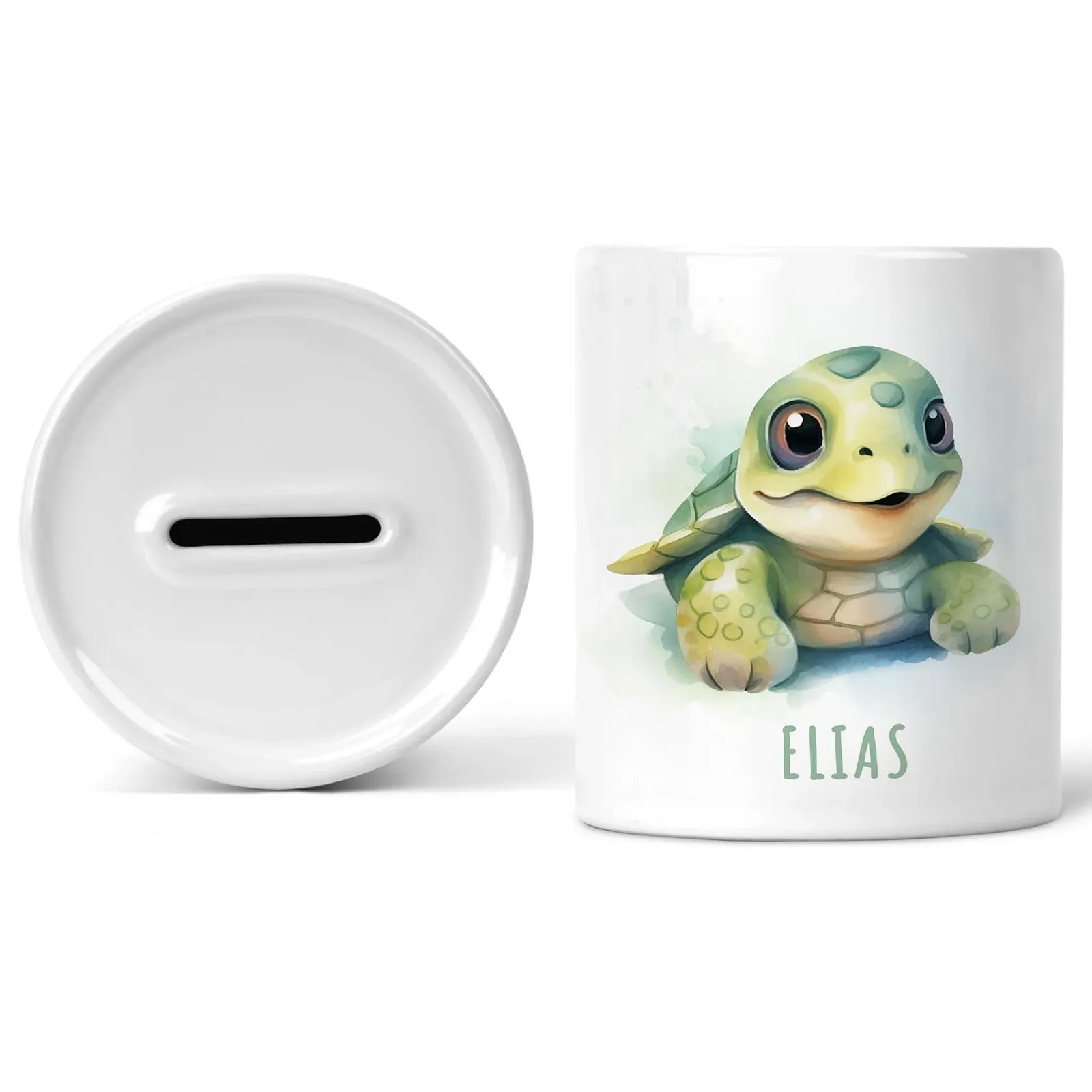 Скарбничка Turtle Money Box Черепаха Керамічна Персоналізована, фото №6