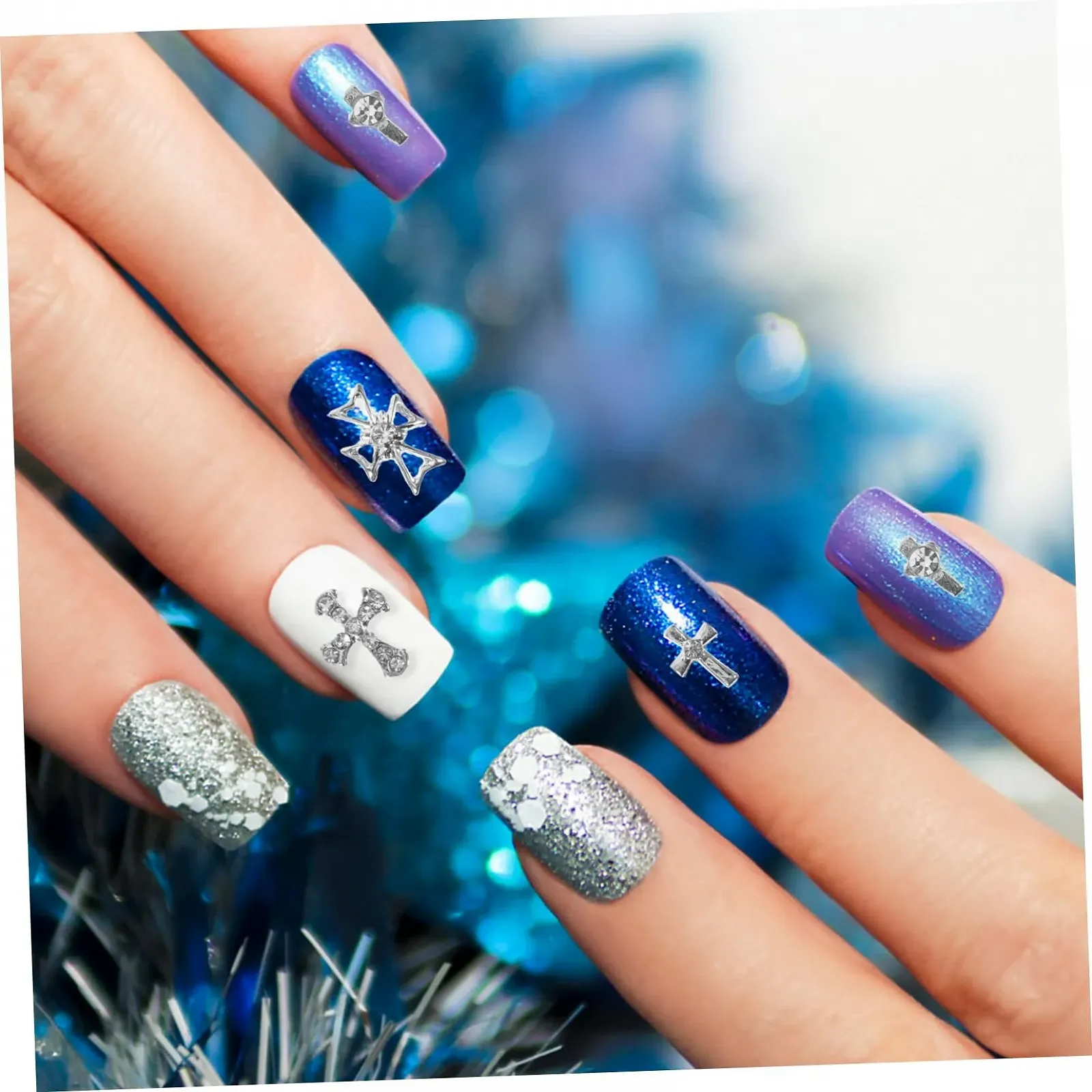 Прикраса для манікюру Хрест, 80 шт, фото №3